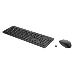 HP Wireless Keyboard & Mouse, Zestaw klawiatur z myszą optyczną bezprzewodową, AAA, CZ/SK, multimedialny, USB-A Dongle typ 2.4 [
