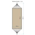 Hamak standard 1 osobowy 200x100cm Royokamp