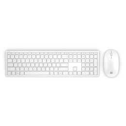 HP Pavilion Wireless Keyboard and Mouse 800 (White), Zestaw klawiatur SK, 2.4 [GHz], bezprzewodowa, biała