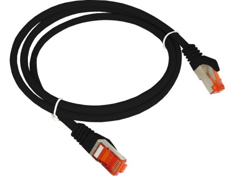 Patch-cord S/FTP kat.6A LSOH 5.0m czarny ALANTEC