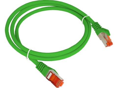 Patch-cord S/FTP kat.6A LSOH 5.0m zielony ALANTEC