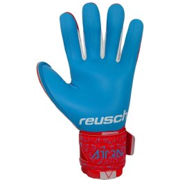 Rękawice bramkarskie Reusch Attrakt Aqua czerwono-niebieskie 5170439 3001
