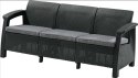 Sofa ogrodowa CORFU LOVE SEAT MAX antracyt