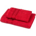 Komplet Ręcznik + ręcznik kąpielowy Florina - bordowy