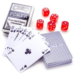 Pokerowa walizka - 500 żetonów do pokera - Wooden Black Ed