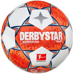 Piłka nożna Select Derbystar Bundesliga Brillant Replica IMS 21 r5 biało-niebiesko-pomarańczowa