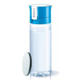 Butelka filtrująca Fill&Go, niebieska, szkło, 0.6l, zesatw z 1 filtrem, Brita