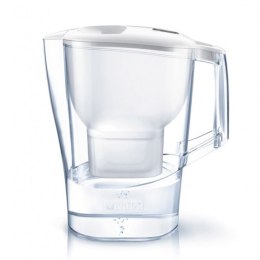 Dzbanek filtrujący Aluna XL, biała, szkło, 3.5l, zesatw z 1 filtrem, Brita