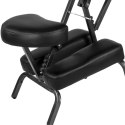 Krzesło fotel do masażu MOVIT składany czarny