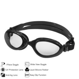 Okulary pływackie Aqua-speed Sonic JR czarne 07
