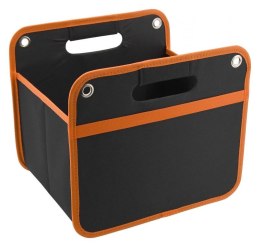 Organizer do bagażnika - 32 x 29 cm, czarno-pomarańczowy