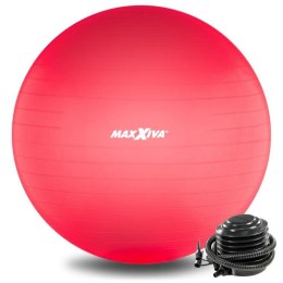MAXXIVA Piłka gimnastyczna Ø 55 cm z pompką, czerwona