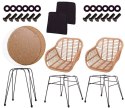 STILISTA Zestaw ogrodowy - krzesło + stół