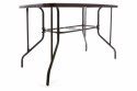 5-częściowy zestaw mebli ogrodowych,4 krzesła polirattan - stół szklany