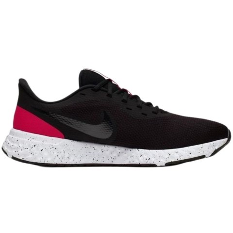 Buty męskie Nike Revolution 5 czarno-czerwone BQ3204 003