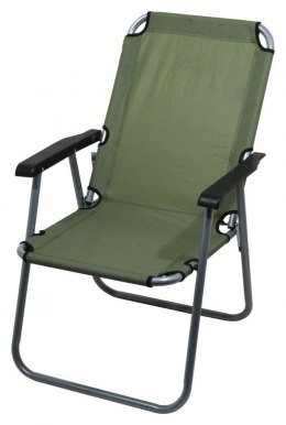 Krzesło kempingowe LYON - ciemnozielone