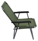 Krzesło kempingowe LYON - ciemnozielone