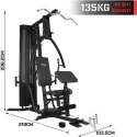 Physionics stacja do treningu siłowego, 135 kg