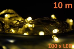 Garth świąteczny LED łańcuch - 10 m, 100 diod, ciepła biel
