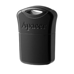 Apacer USB flash disk, USB 2.0, 64GB, AH116, czarny, AP64GAH116B-1, USB A, z osłoną