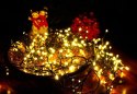 Lampki świąteczne LED - Lampki 40 diod - Ciepła biel