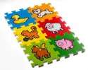 Puzzle z pianki - Moje pierwsze zwierzęta 15x15x1,2cm 6szt.