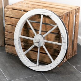 Garthen drewniane koło, stylowa rustykalna dekoracja - 45 c