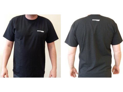 Koszulka RADAR czarna bawełna 205g/m2 rozmiar M