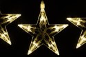 Świąteczna dekoracja - świecące gwiazdki, 100 diod LED