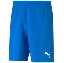 Spodenki męskie Puma teamRISE Short Electric Blue Lemo niebieskie 704942 02