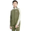 Dres dla dzieci Nike Nsw Hbr Poly Tracksuit zielony DD0324 222