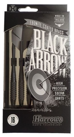 Rzutki z plastikową końcówką HARROWS SOFT BLACK ARROW 18g