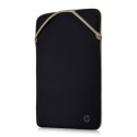 Sleeve na notebook 14", Protective reversible, złoty / czarny, neopren, HP