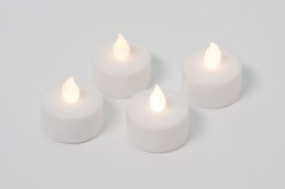 Dekoracyjny zestaw - 4 świece male, białe