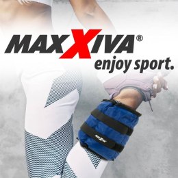 MAXXIVA Mankiety obciążające, 2 x 4 kg, niebieskie