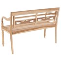 DIVERO Drewniana ławka ogrodowa - 119 cm