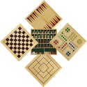 Zestaw Szachy Warcaby Chińczyk Backgammon 5W1