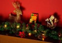 Świąteczna dekoracja - girlanda z oświetleniem, 2,7 m,na bat