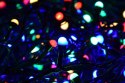 Świąteczny łańcuch świetlny - 100 żarówek MAXI - kolorowy -