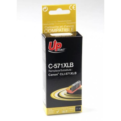 UPrint kompatybilny ink / tusz z CLI571BK XL, black, 810s, 11ml, C-571XLB, high capacity, dla Canon PIXMA MG5750, MG5751, MG5752