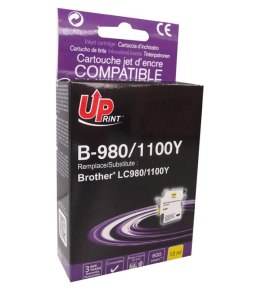 UPrint kompatybilny ink / tusz z LC-980Y, yellow, 12ml, B-980Y, dla Brother DCP-145C, 165C