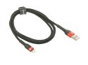 Kabel ROMOSS do Apple iPad, iPhone - lightning (Ĺadowanie, komunikacja) - red