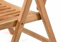 Krzesło składane z drewna tekowego Garth