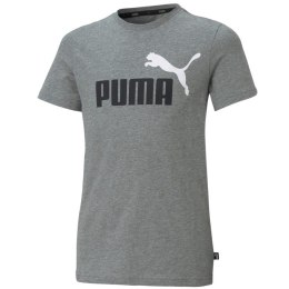 Koszulka dla dzieci Puma ESS+ 2 Col Logo Tee szara 586985 03