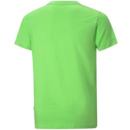 Koszulka dla dzieci Puma ESS+ 2 Col Logo Tee zielona 586985 46