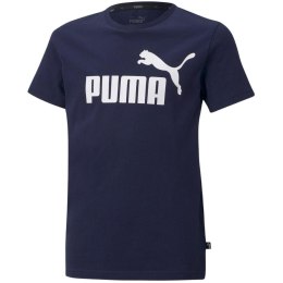 Koszulka dla dzieci Puma ESS Logo Tee granatowa 586960 06