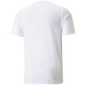 Koszulka męska Puma Graphic Metallic Tee biała 589272 02