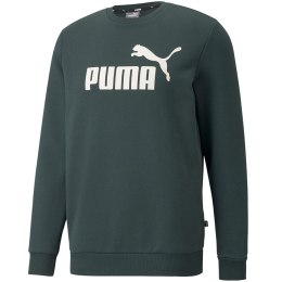 Bluza męska Puma ESS Big Logo Crew FL zielona 586679 80
