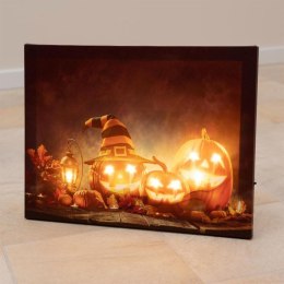 Podświetlany obraz Happy Halloween - 8 diod LED, 30 x 40 cm