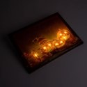 Podświetlany obraz Happy Halloween - 8 diod LED, 30 x 40 cm